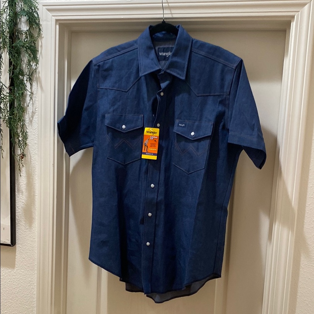Wrangler Men's Blue Shirt